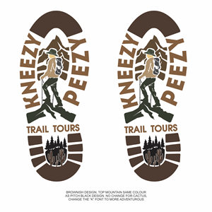 Logo-Design von Doddy.K.Insani für Kneezy Peezy Trail Tours | Design: #34610073
