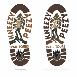 Logo-Design von Doddy.K.Insani für Kneezy Peezy Trail Tours | Design: #34615597