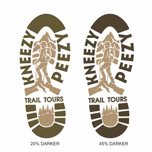 Logo-Design von Doddy.K.Insani für Kneezy Peezy Trail Tours | Design: #34953302
