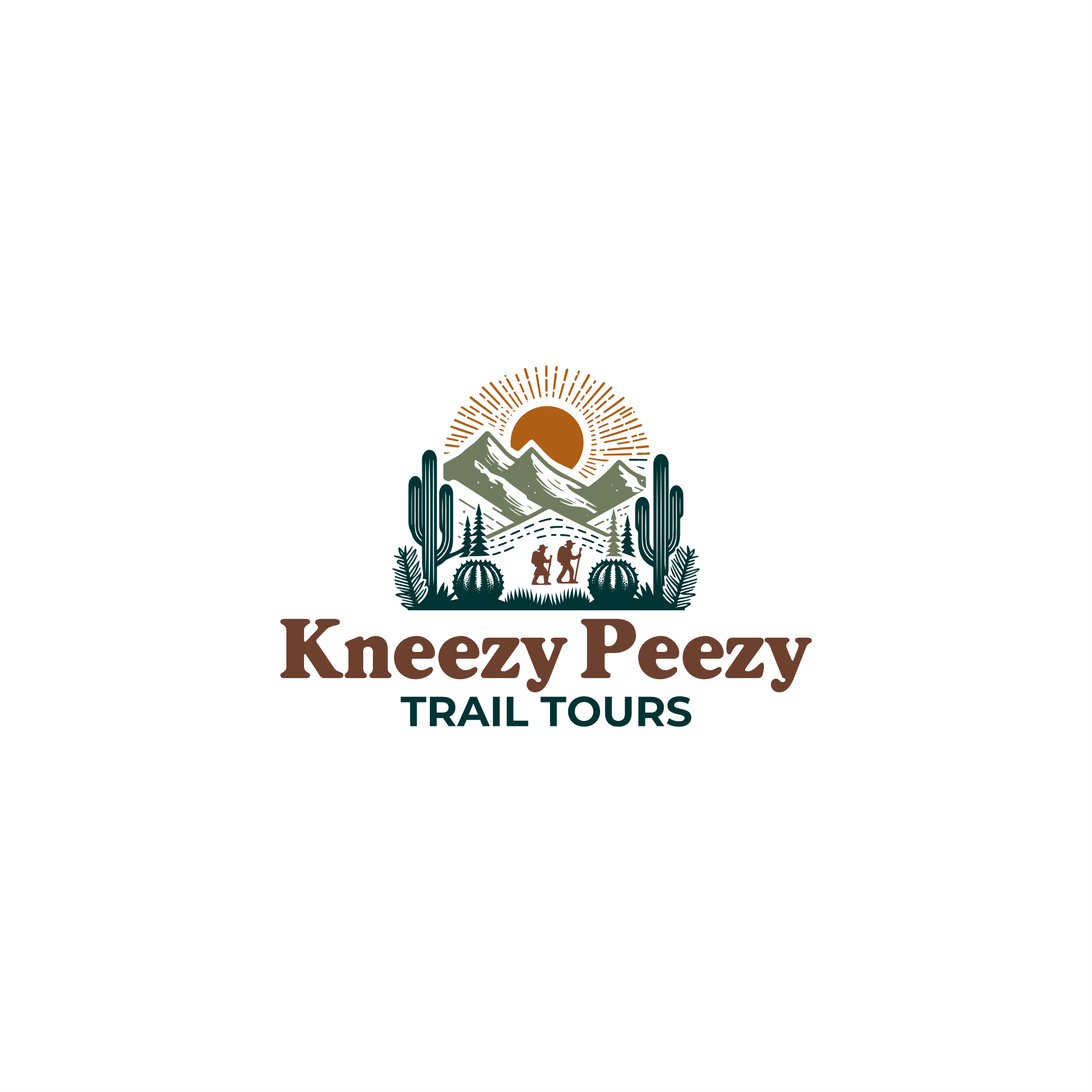 Logo-Design von Muhammadsaria für Kneezy Peezy Trail Tours | Design #33364327