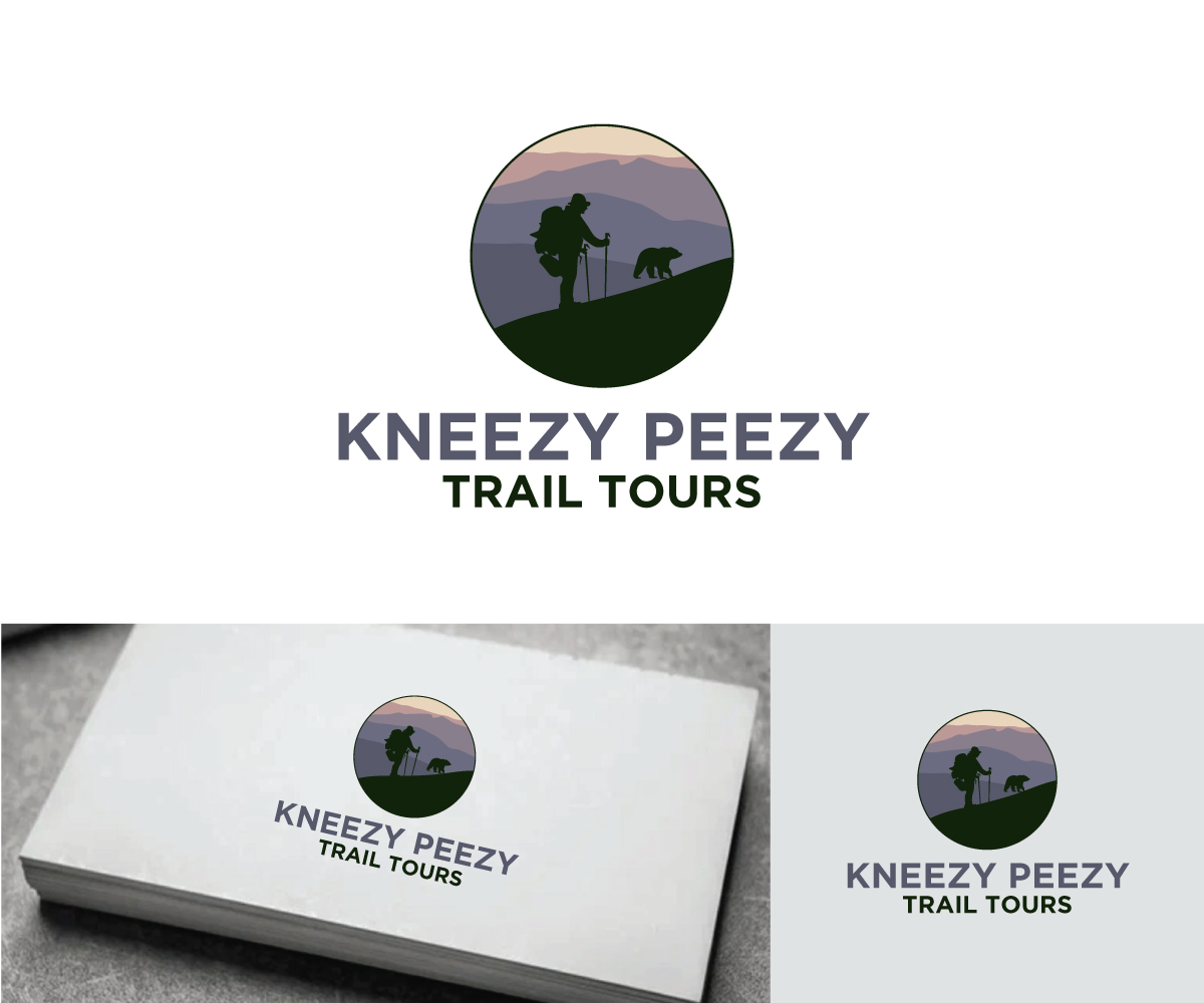 Logo-Design von Ansh Design für Kneezy Peezy Trail Tours | Design #33368132