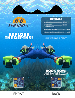 Flyer Design by robertr400 for AB Dive | Design #33394897