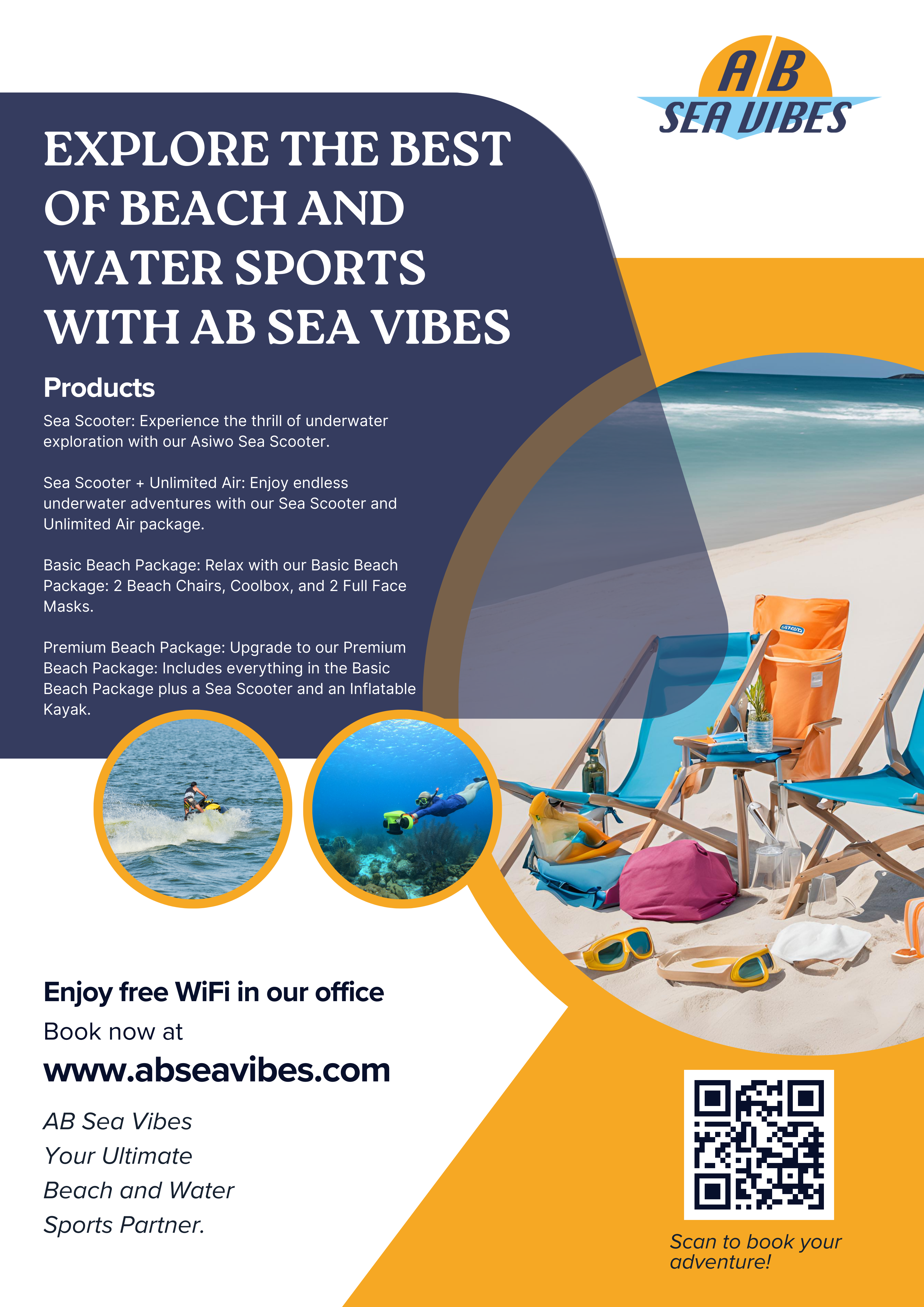 Flyer Design by Custom A for AB Dive | Design #33390252