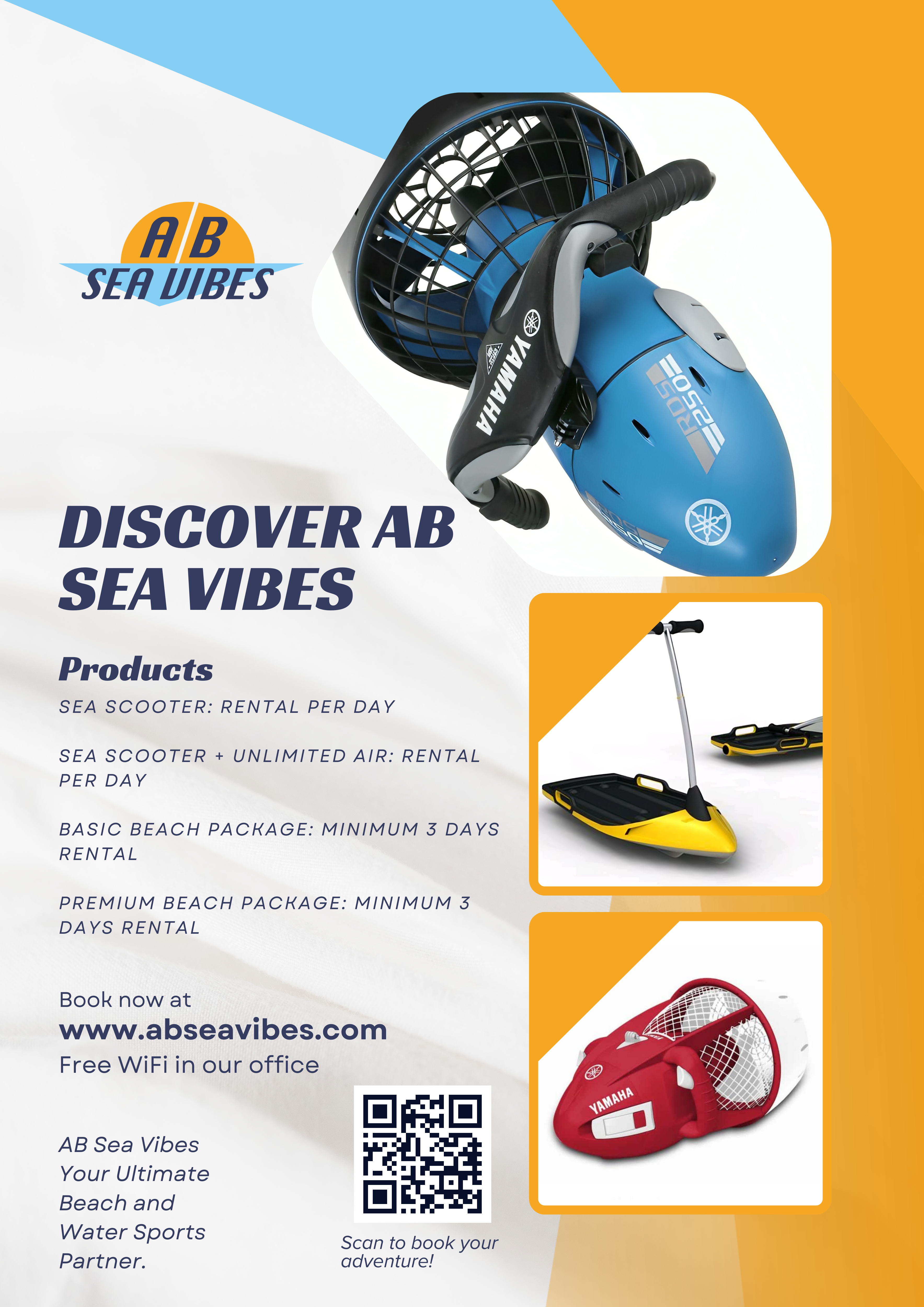 Flyer Design by Custom A for AB Dive | Design #33390255