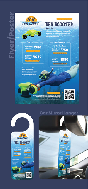 Flyer Design by Achiver for AB Dive | Design: #33387943