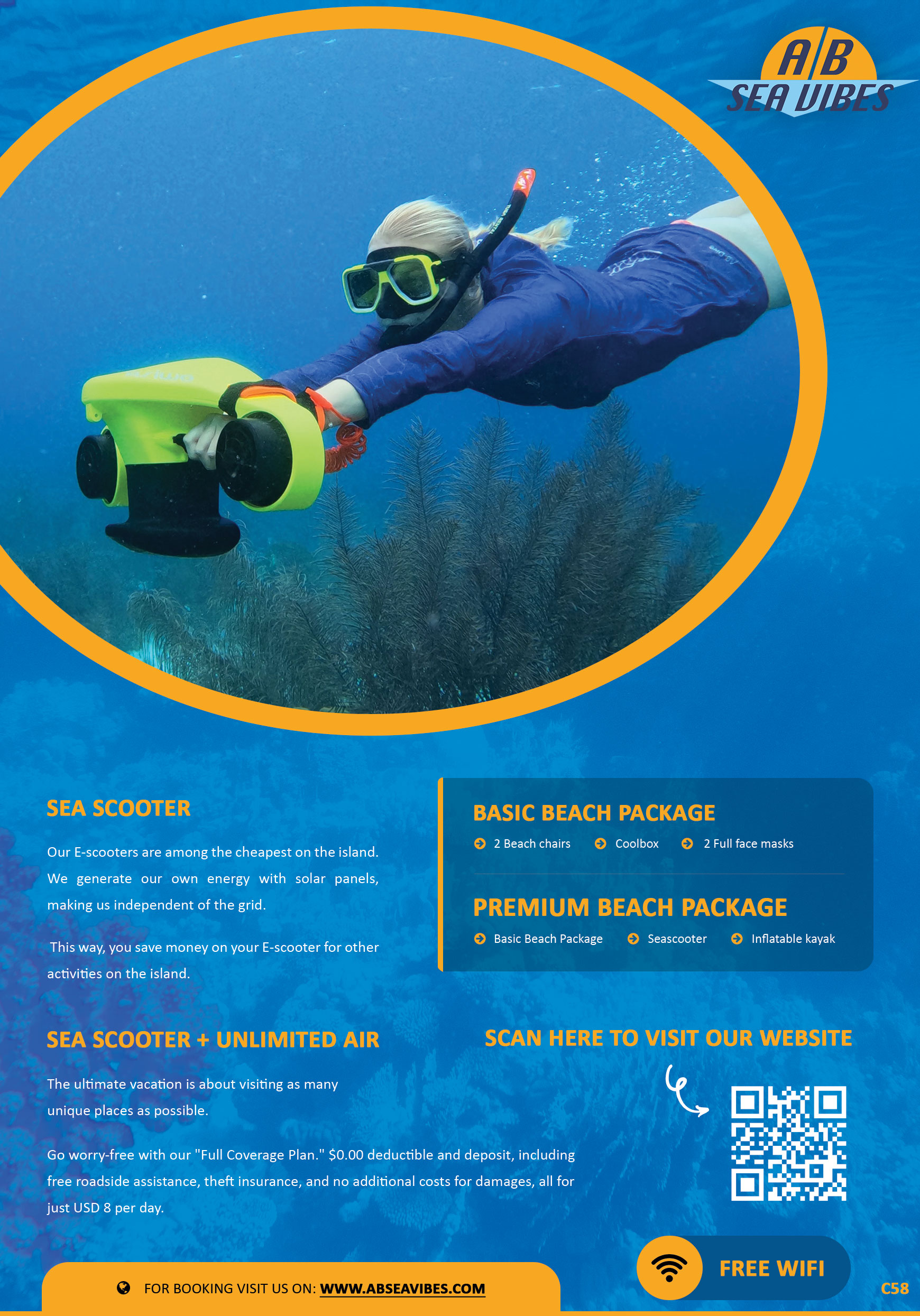 Flyer Design by pb for AB Dive | Design #33390982