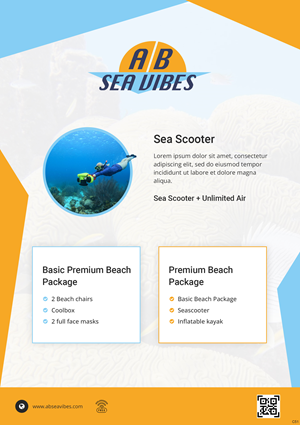 Flyer-Design von pb für AB Dive | Design: #33390983