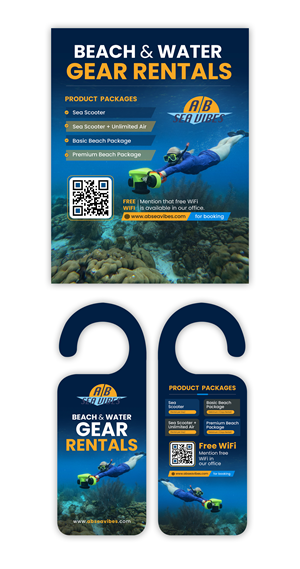 Flyer Design by debdesign for AB Dive | Design: #33368376