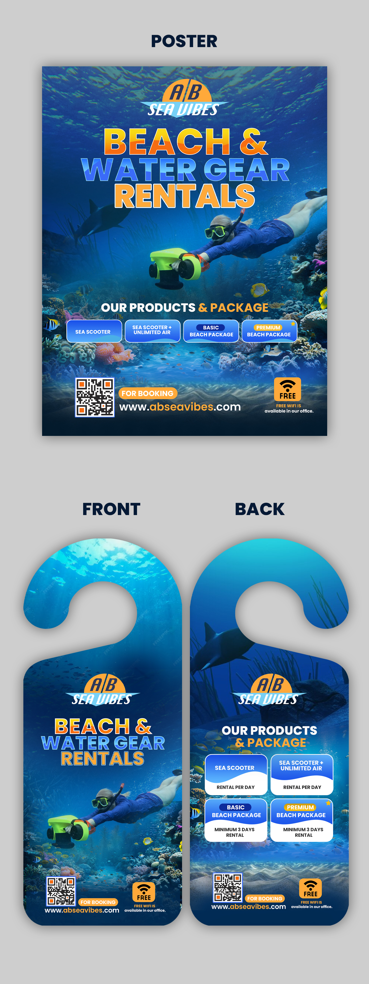 Flyer Design by debdesign for AB Dive | Design #33368585