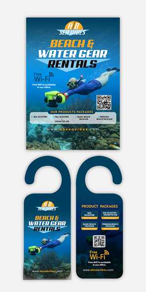 Flyer Design by debdesign for AB Dive | Design: #33369225