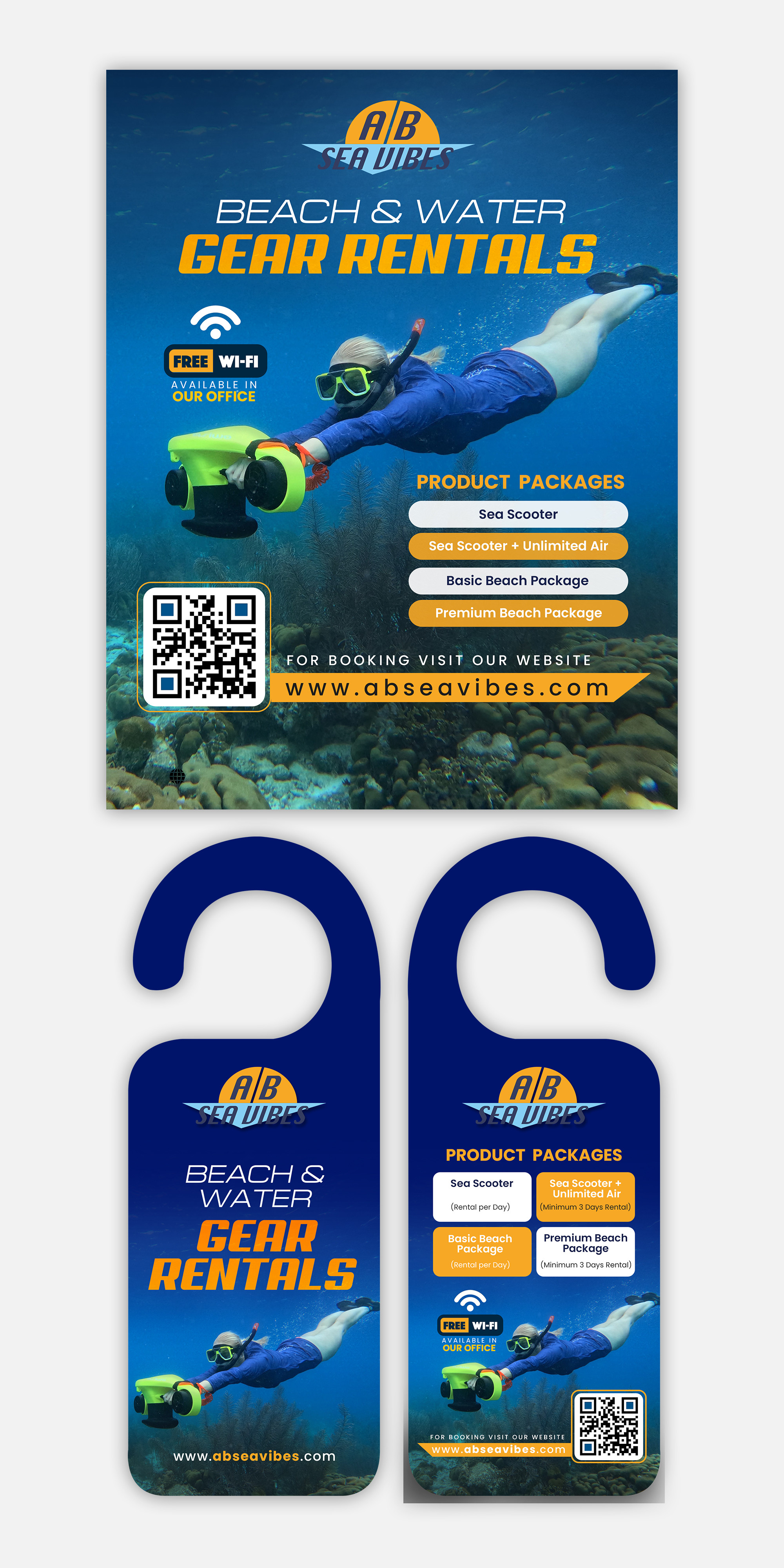 Flyer-Design von debdesign für AB Dive | Design: #33369371