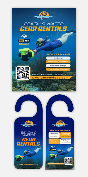 Flyer-Design von debdesign für AB Dive | Design: #33369371