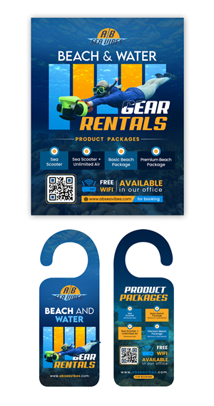 Flyer Design by debdesign for AB Dive | Design: #33402220