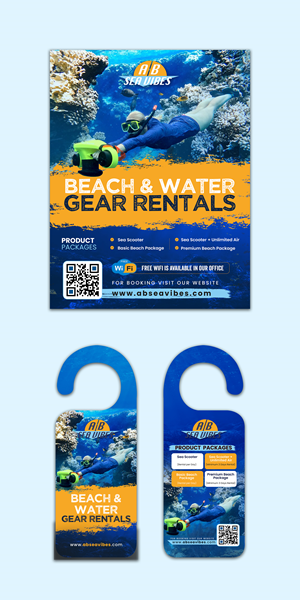 Flyer Design by debdesign for AB Dive | Design: #33402267