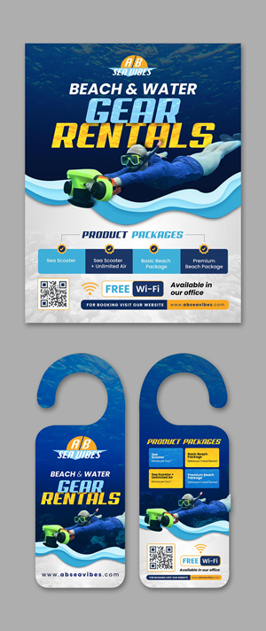 Flyer-Design von debdesign für AB Dive | Design: #33402276