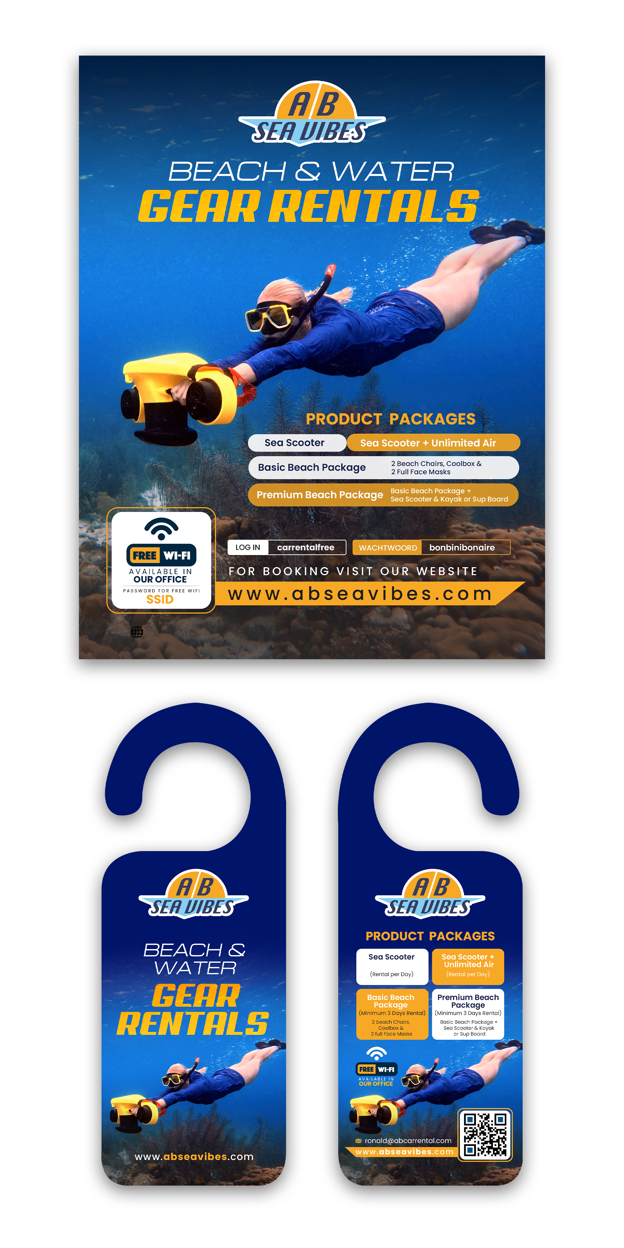 Design de Flyer par debdesign pour AB Dive | Design #33411108