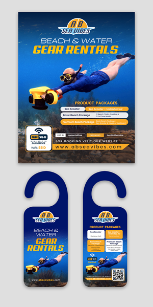 Flyer-Design von debdesign für AB Dive | Design: #33431837