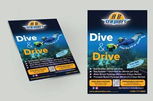 Flyer Design by Impressive Designs for AB Dive | Design #33380889