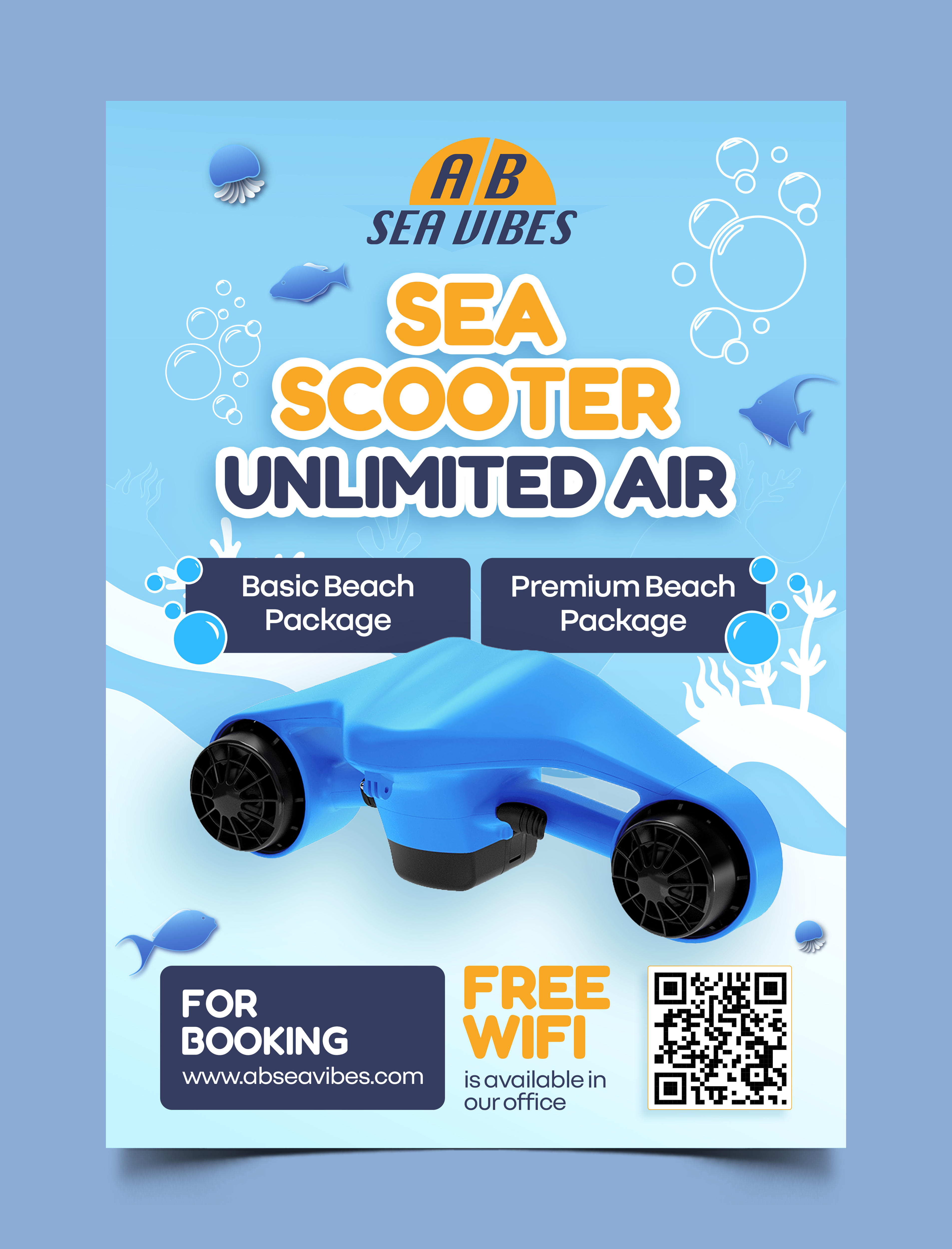 Flyer Design by Graphic Guy for AB Dive | Design #33376527