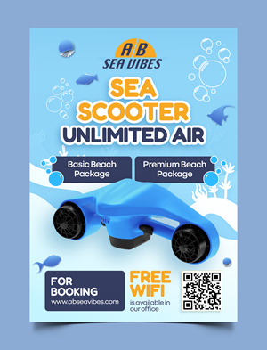 Flyer Design by Graphic Guy for AB Dive | Design: #33376527