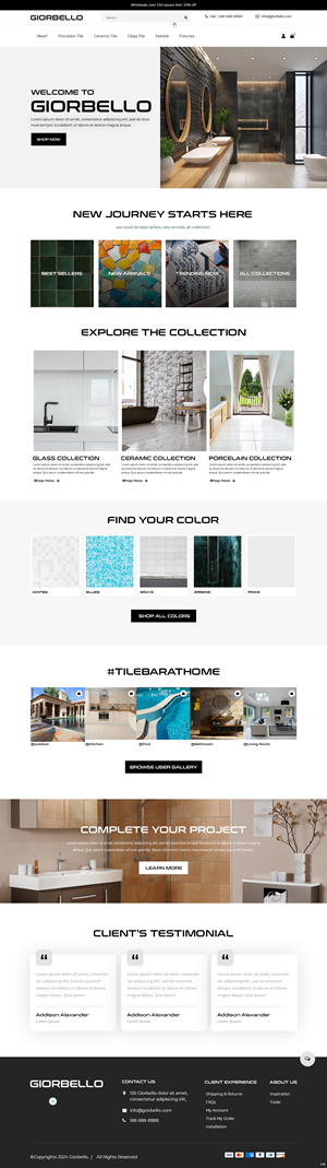 Web Design by pb for this project | Design: #33377414