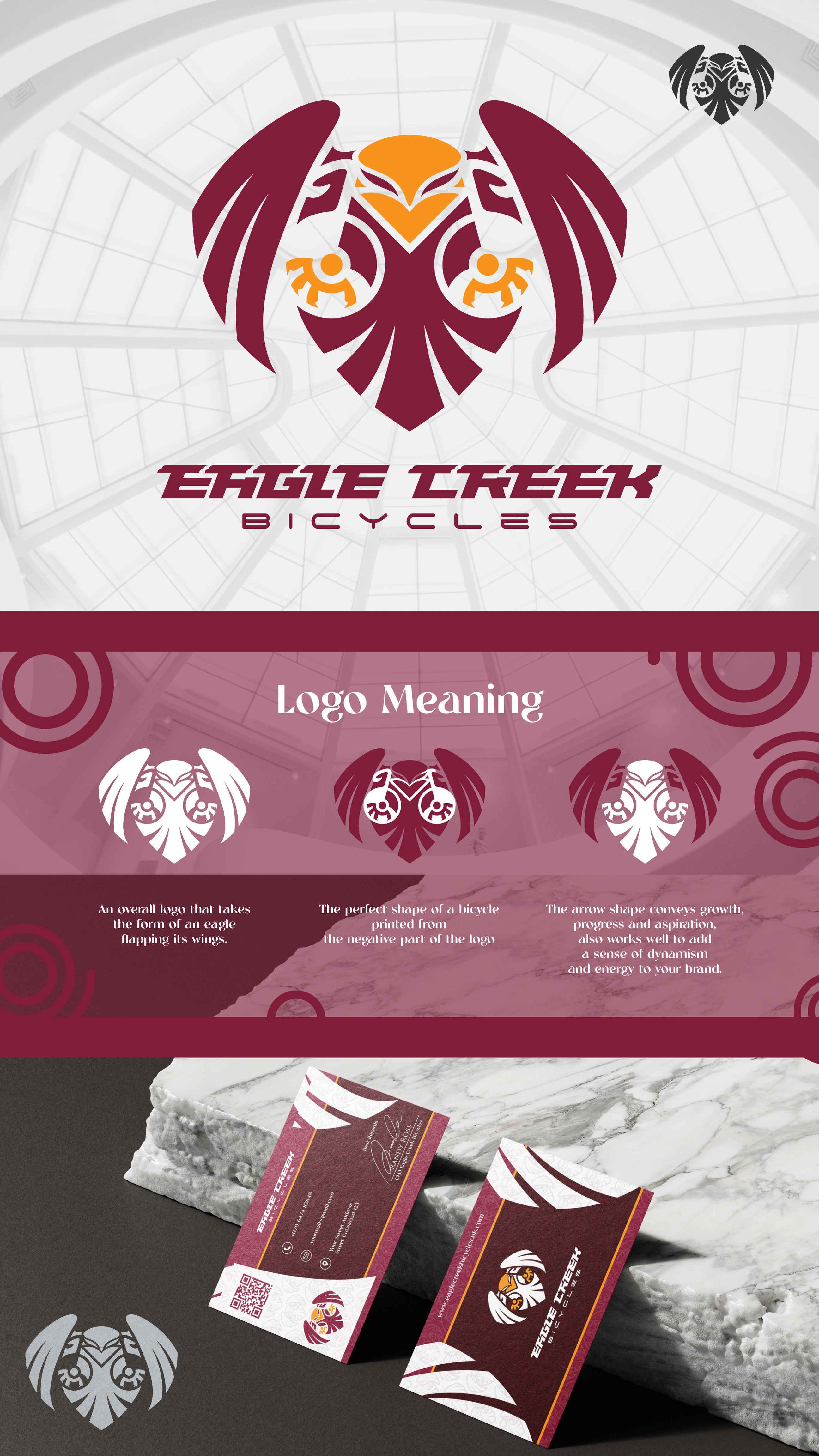 Logo Design by hanartall for Eagle Creek Bicycles LLC | Design #33395832