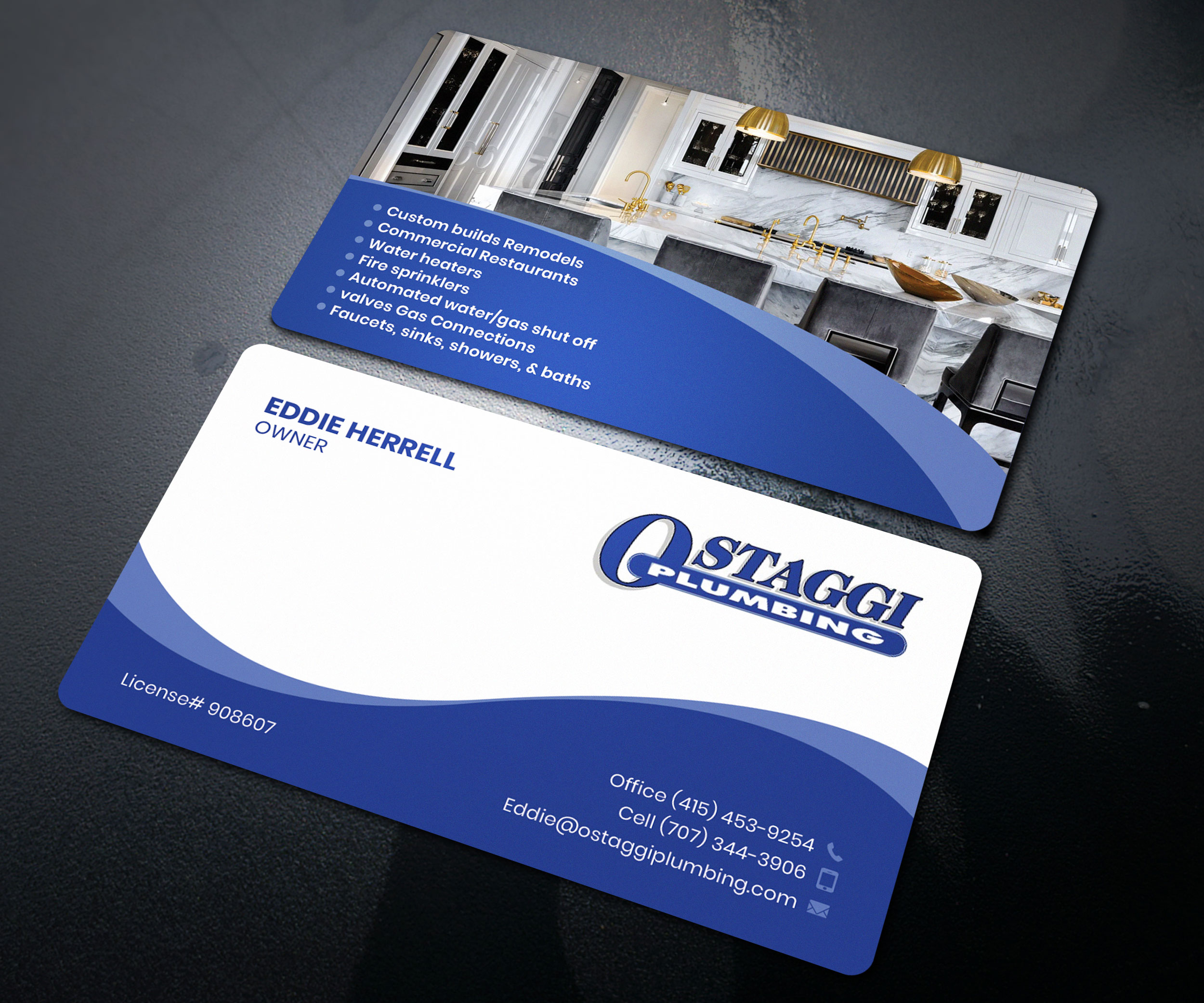 Diseño de Tarjeta de Presentación por Sandaruwan para Ostaggi Plumbing | Diseño #33382741