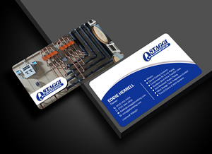 Business Card Design by Sun Moon Graphic Designer for Ostaggi Plumbing | Design: #33364814