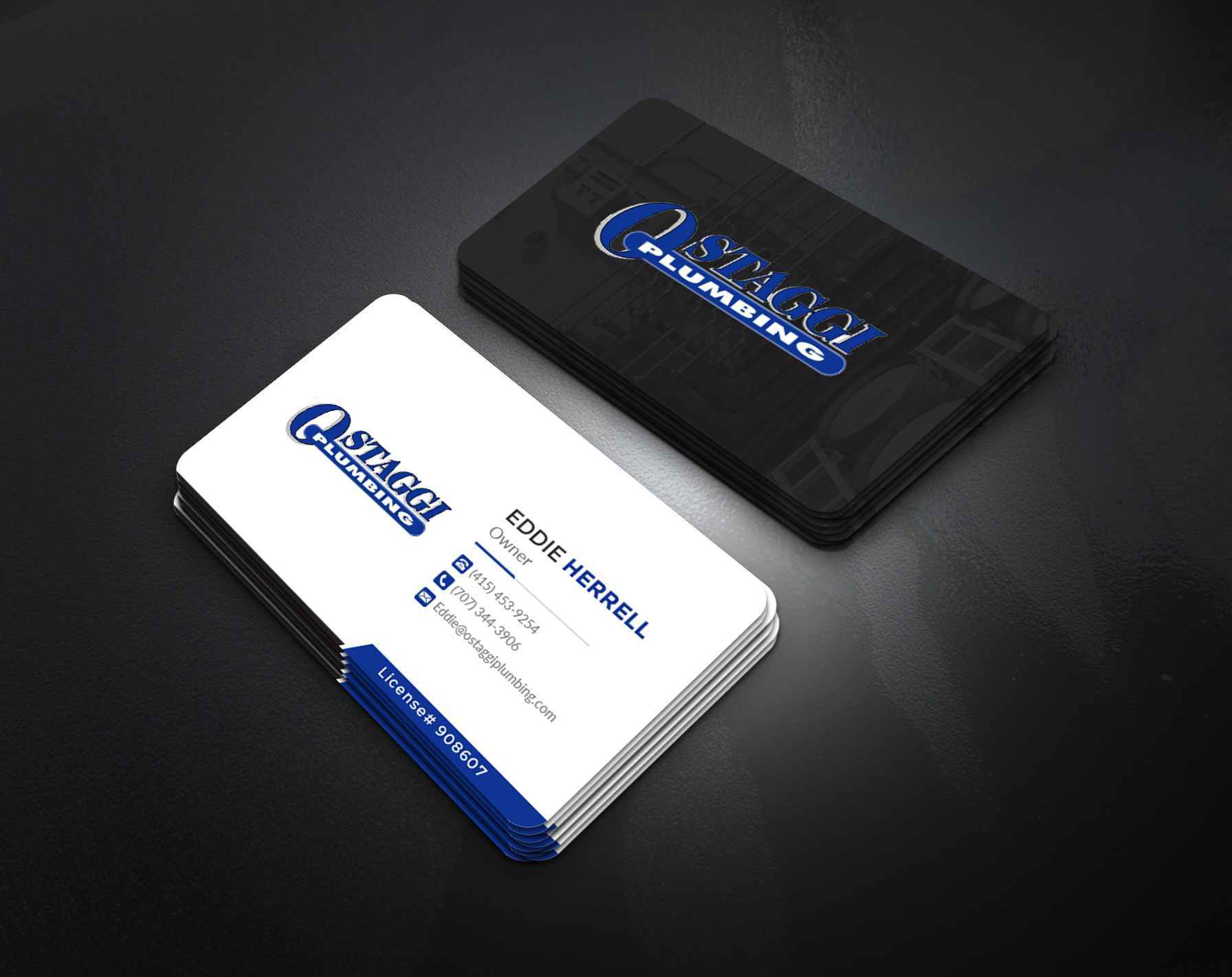 Design de Carte de Visite par artbitin pour Ostaggi Plumbing | Design #33365720