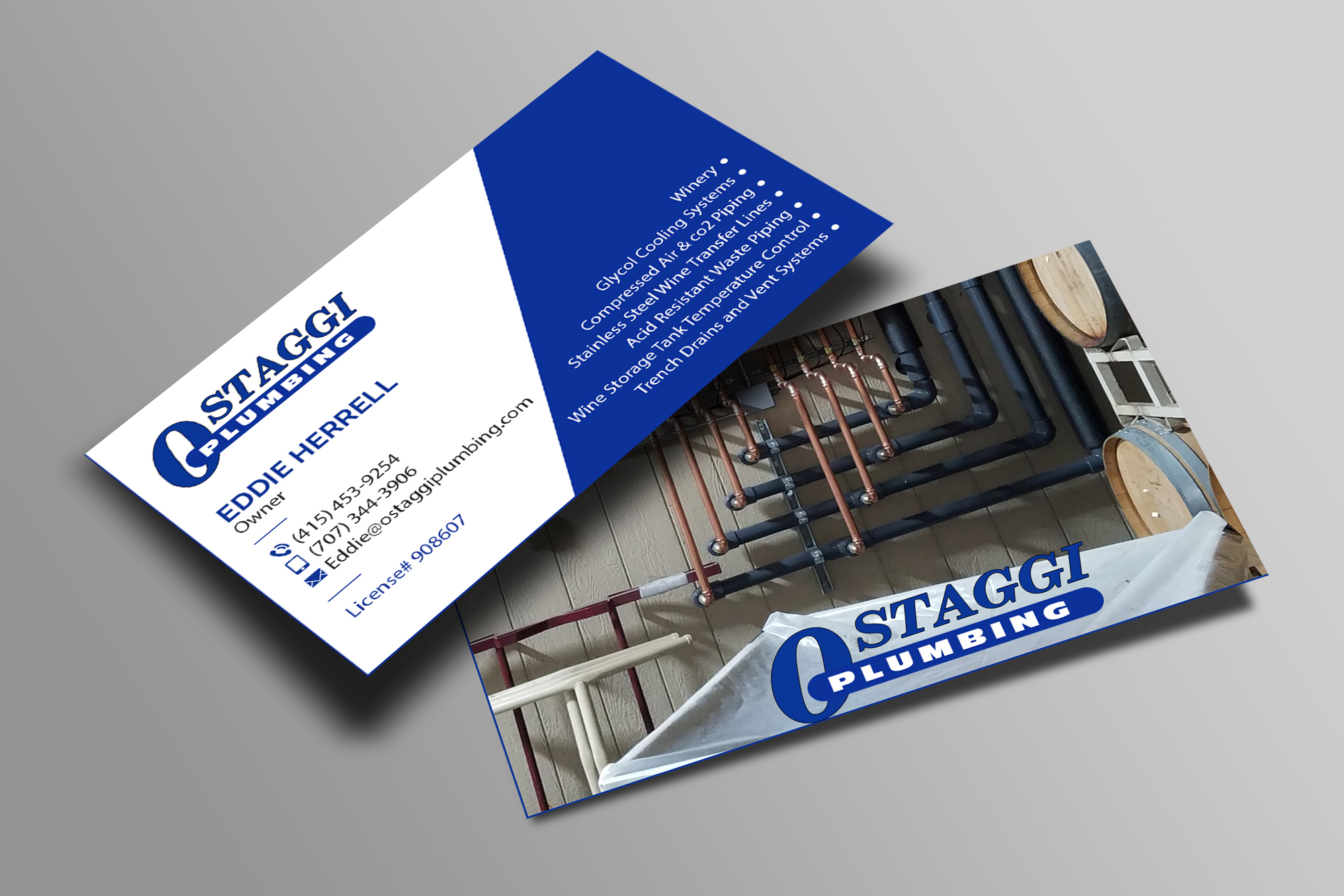 Design de Carte de Visite par Creations Box 2015 pour Ostaggi Plumbing | Design #33379111