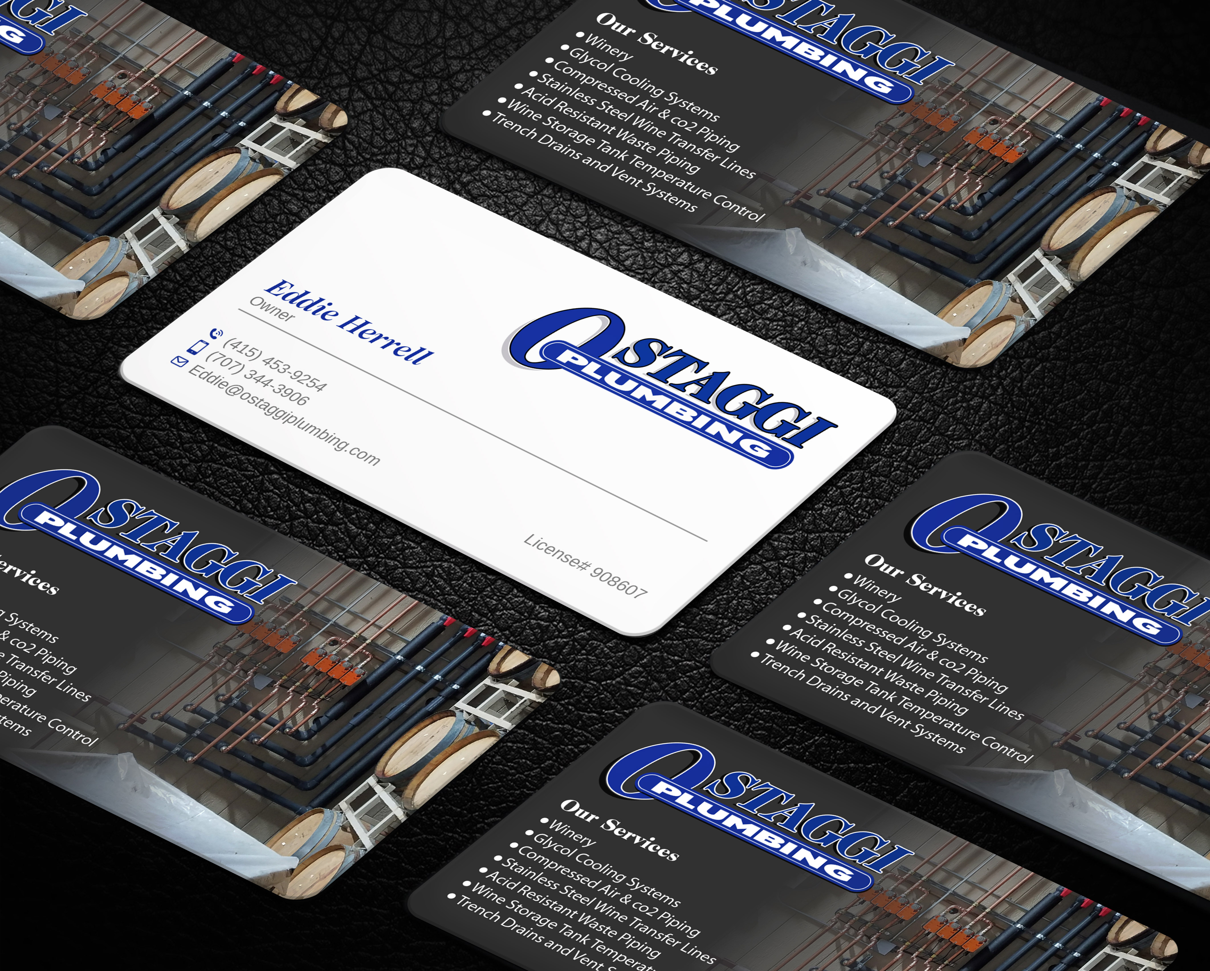 Design de Carte de Visite par LAXMI DESIGNHUB pour Ostaggi Plumbing | Design #33365426