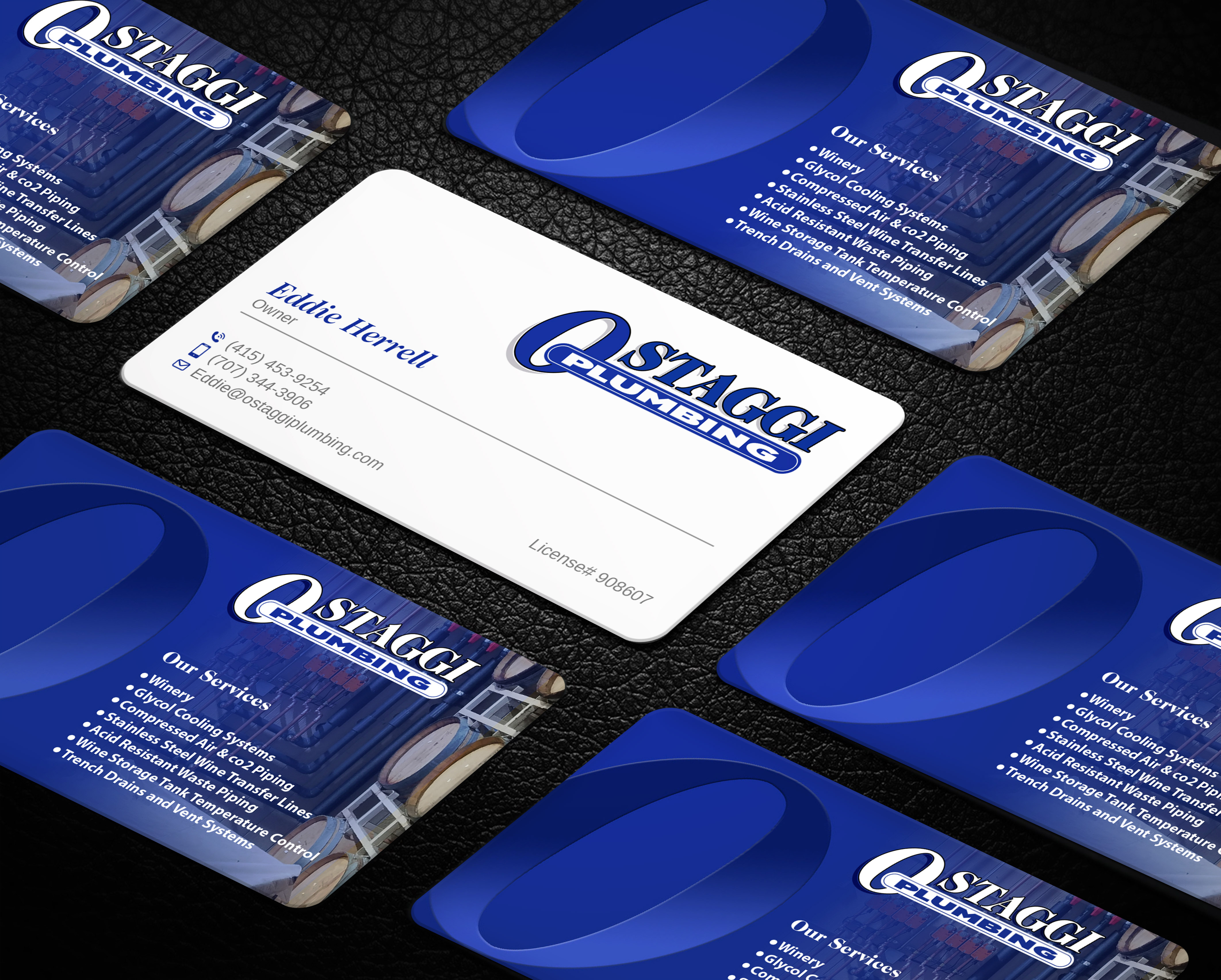 Design de Carte de Visite par LAXMI DESIGNHUB pour Ostaggi Plumbing | Design #33365427