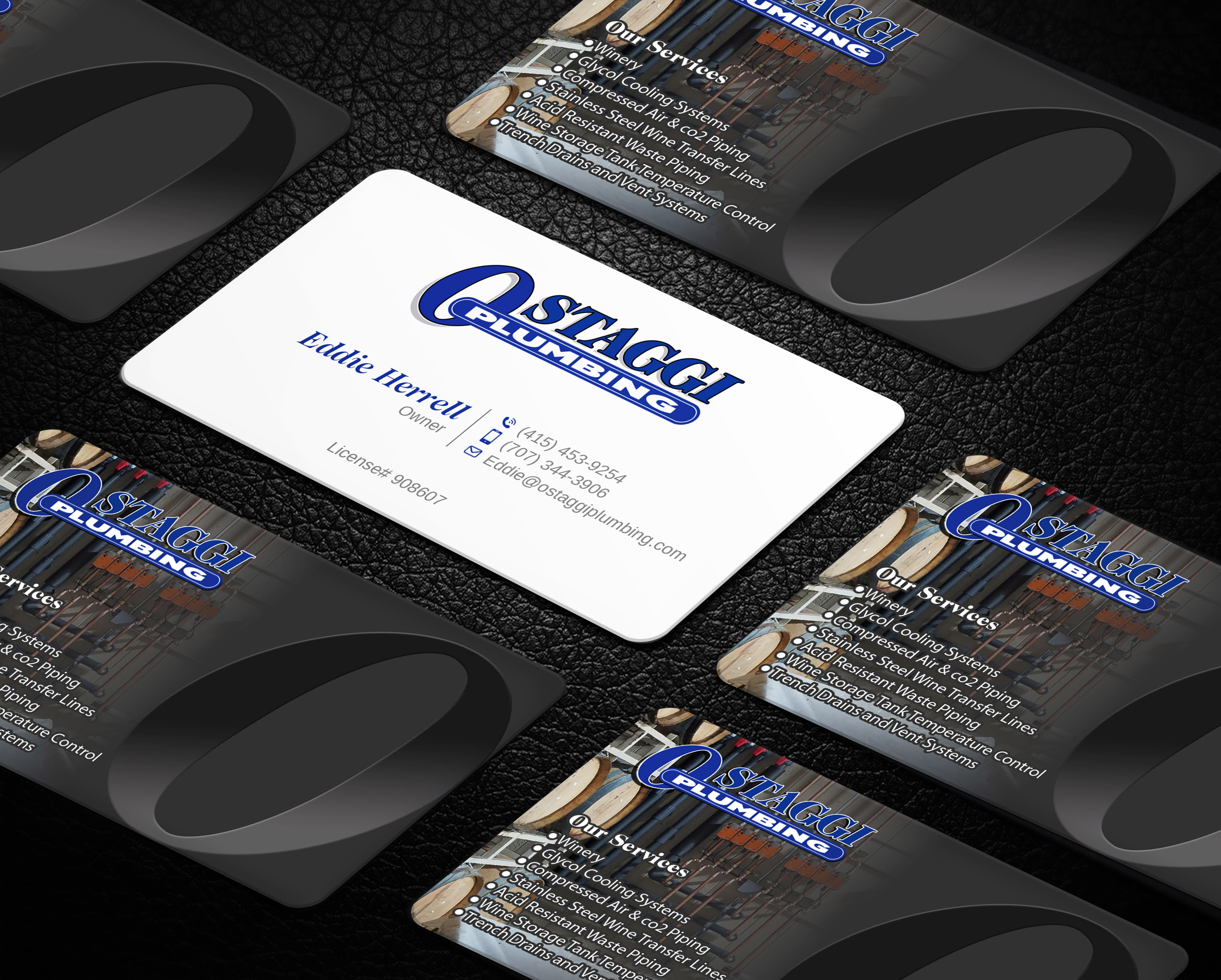 Design de Carte de Visite par LAXMI DESIGNHUB pour Ostaggi Plumbing | Design #33365429