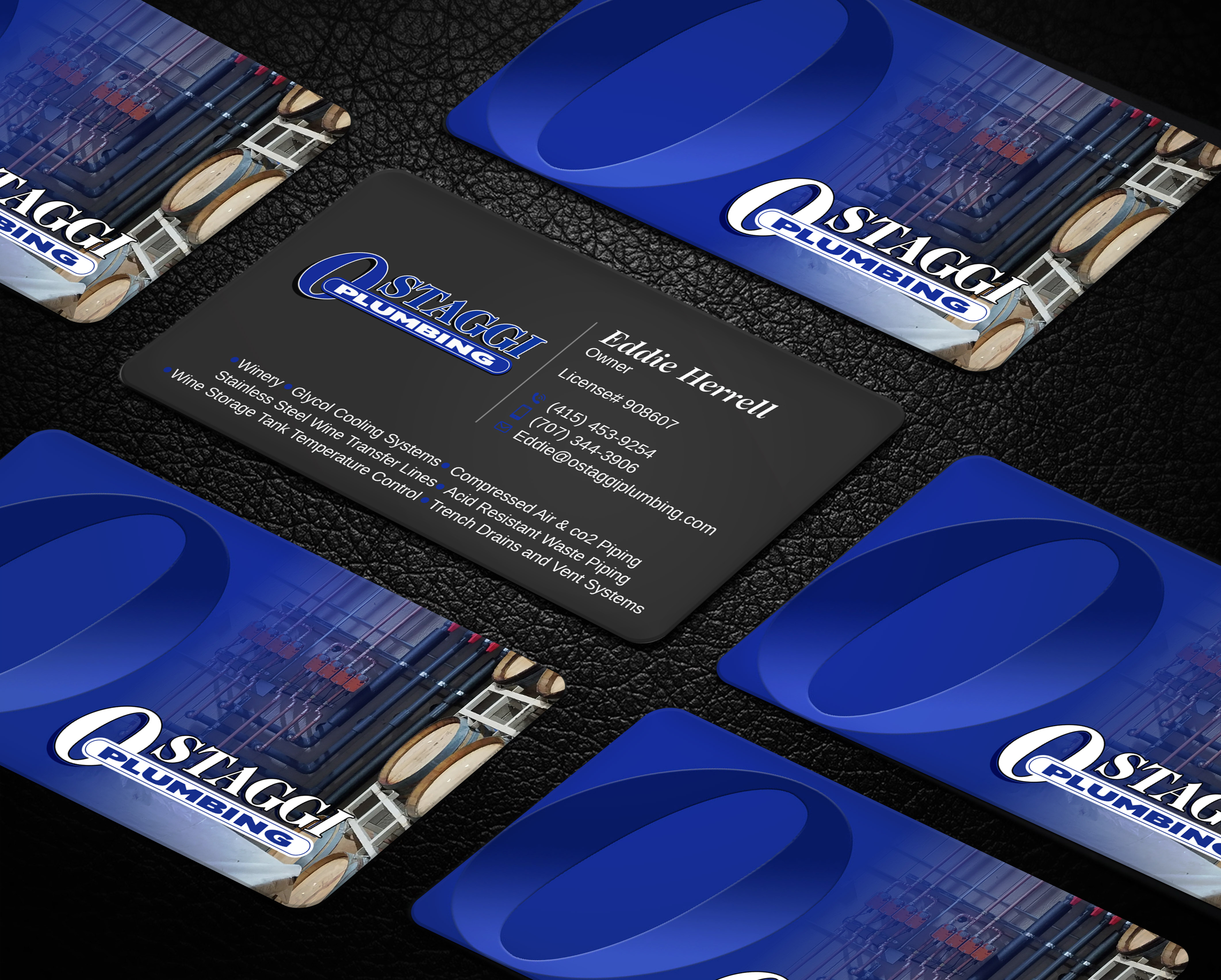 Design de Carte de Visite par LAXMI DESIGNHUB pour Ostaggi Plumbing | Design #33365430