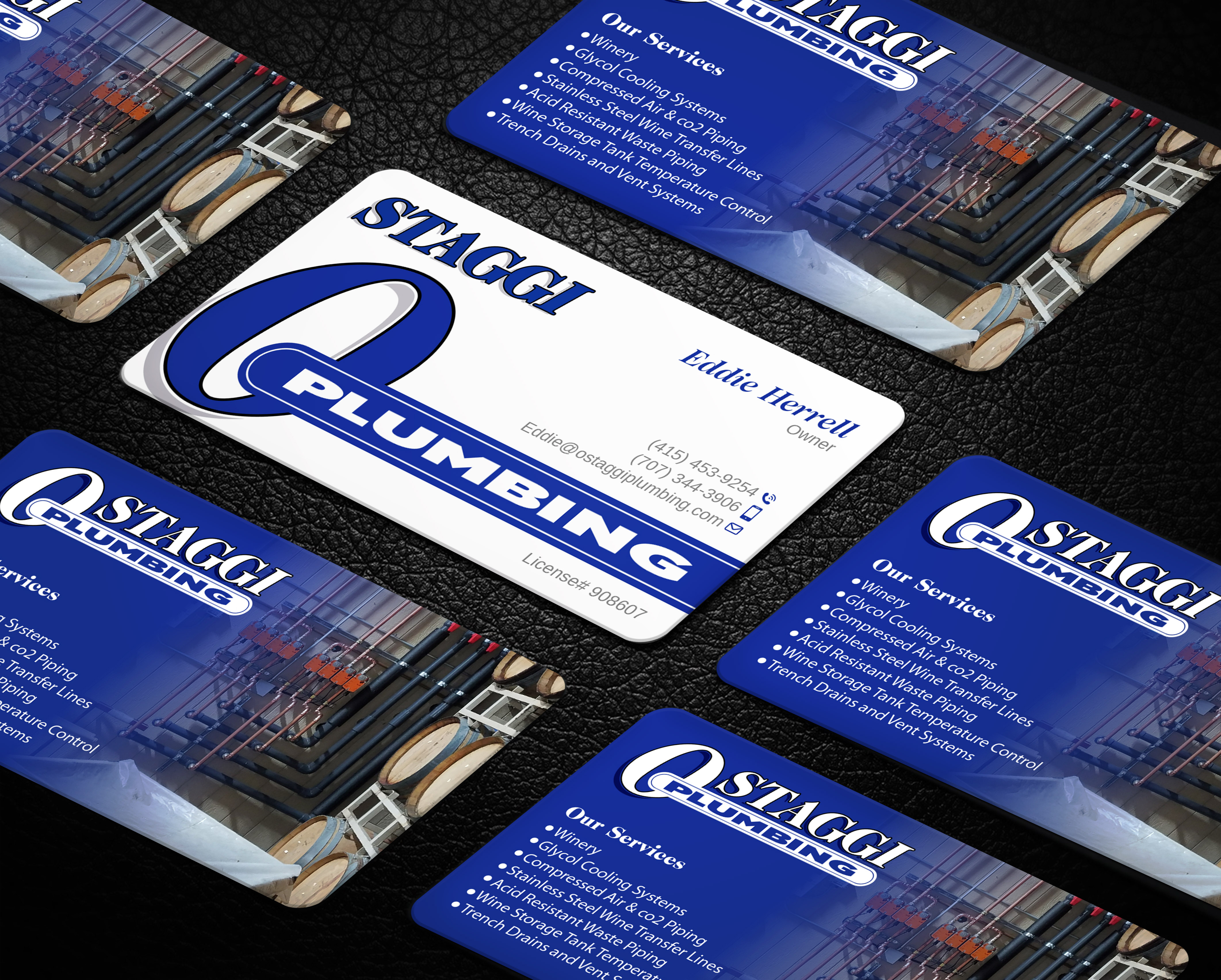 Design de Carte de Visite par LAXMI DESIGNHUB pour Ostaggi Plumbing | Design #33365446