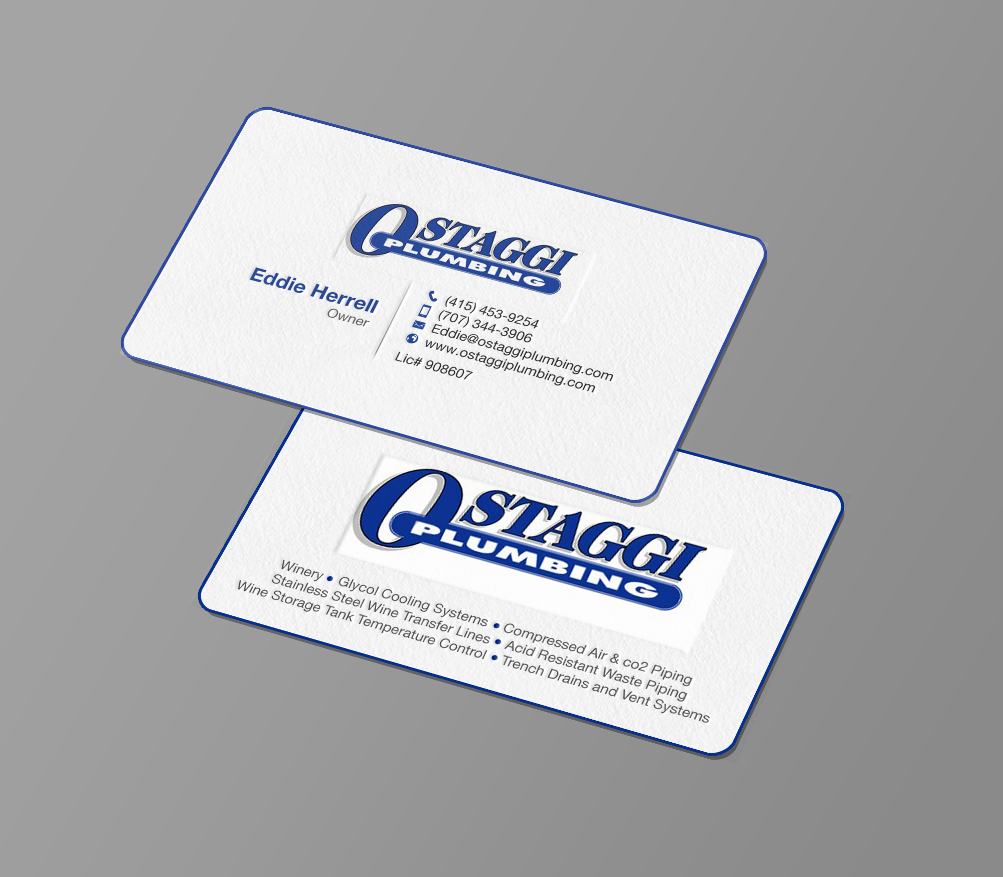 Design de Carte de Visite par Brand aid pour Ostaggi Plumbing | Design #33366461