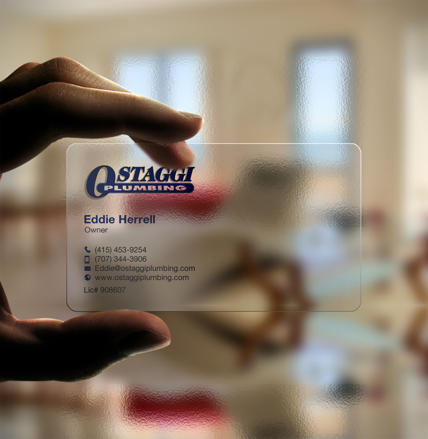 Business Card Design by Brand aid for Ostaggi Plumbing | Design #33366553