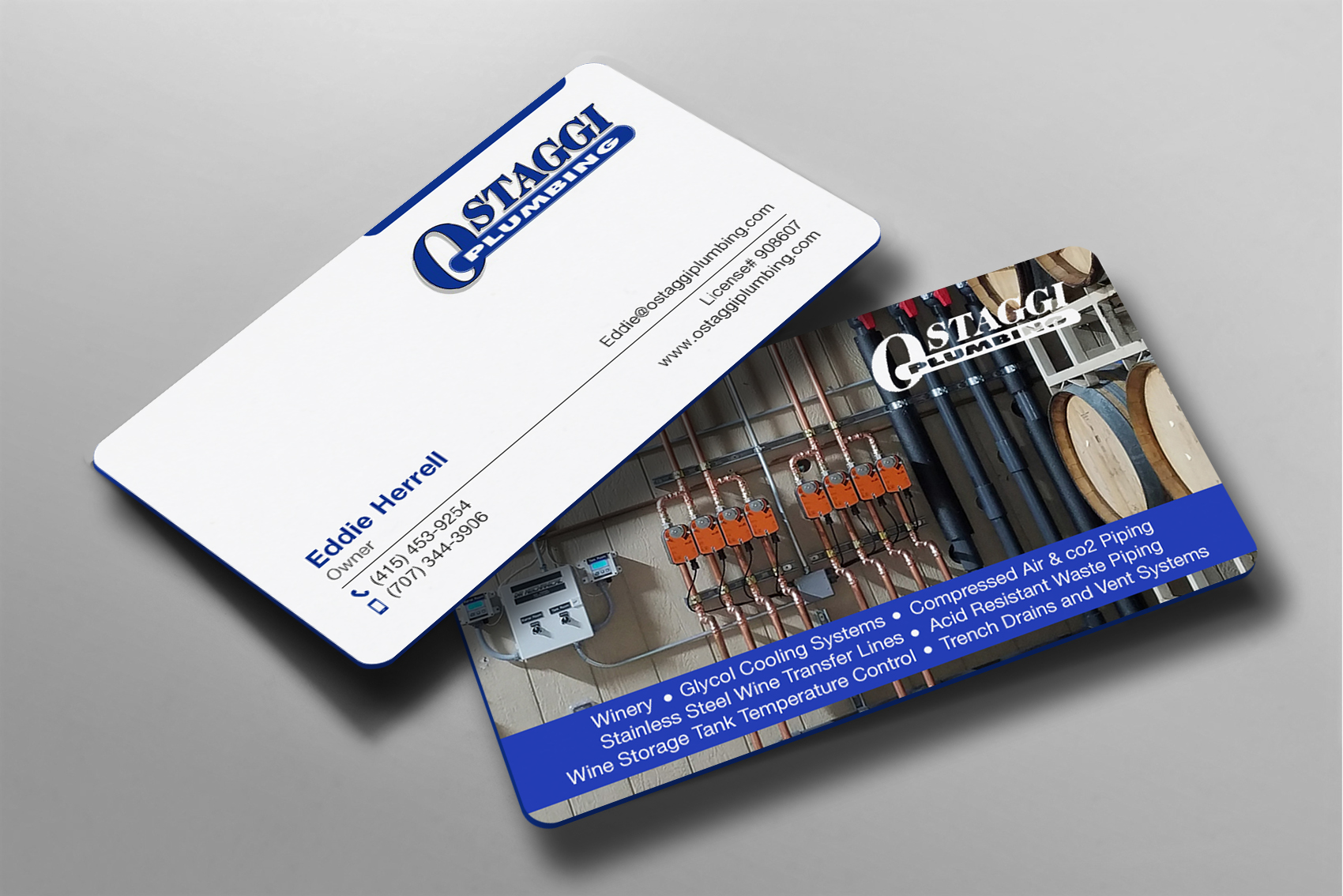 Design de Carte de Visite par Brand aid pour Ostaggi Plumbing | Design #33366555
