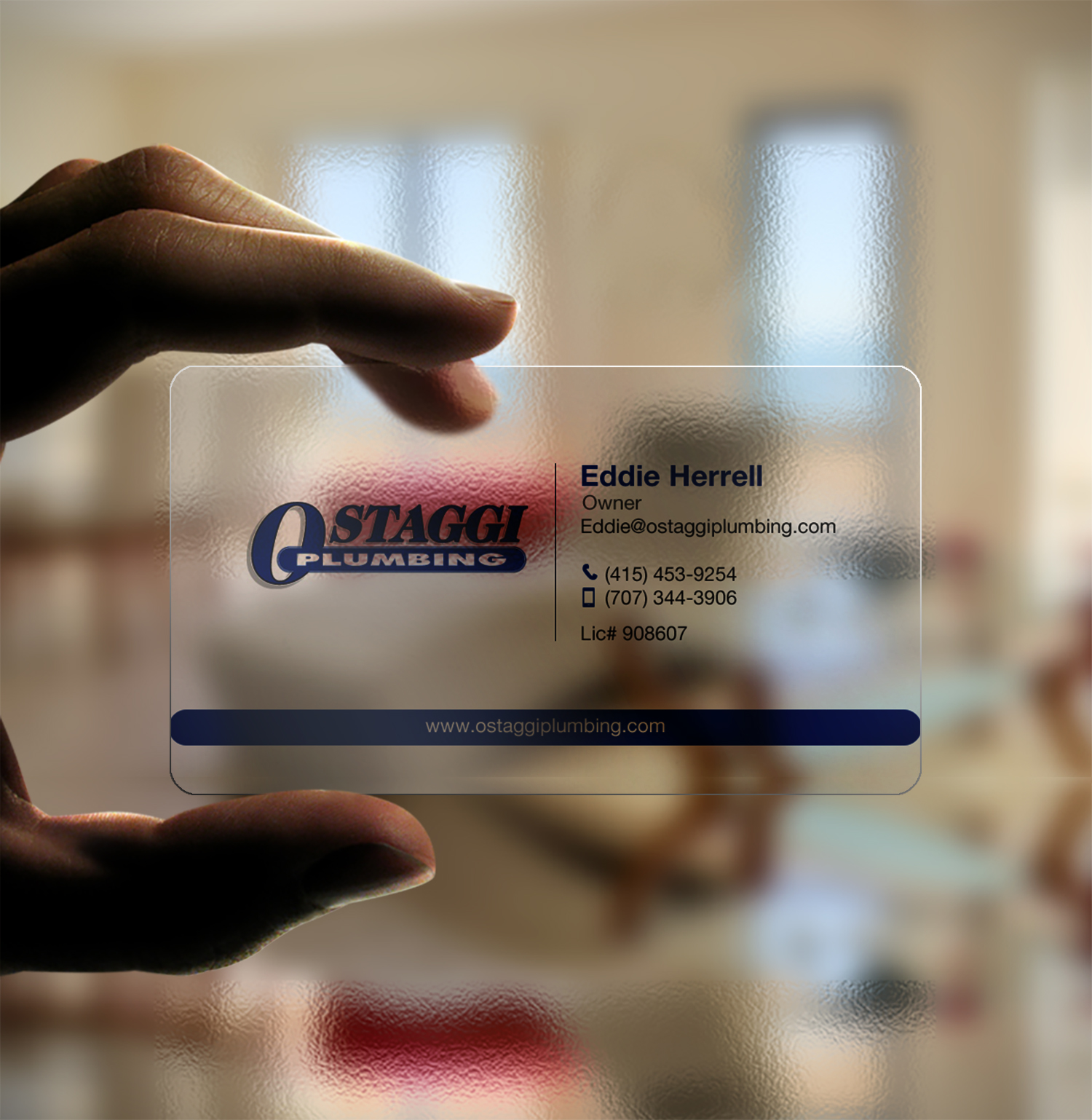 Diseño de Tarjeta de Presentación por Brand aid para Ostaggi Plumbing | Diseño #33366561