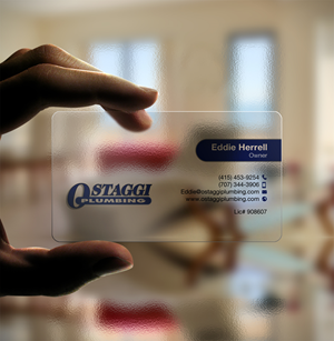 Business Card Design by Brand aid for Ostaggi Plumbing | Design: #33366564
