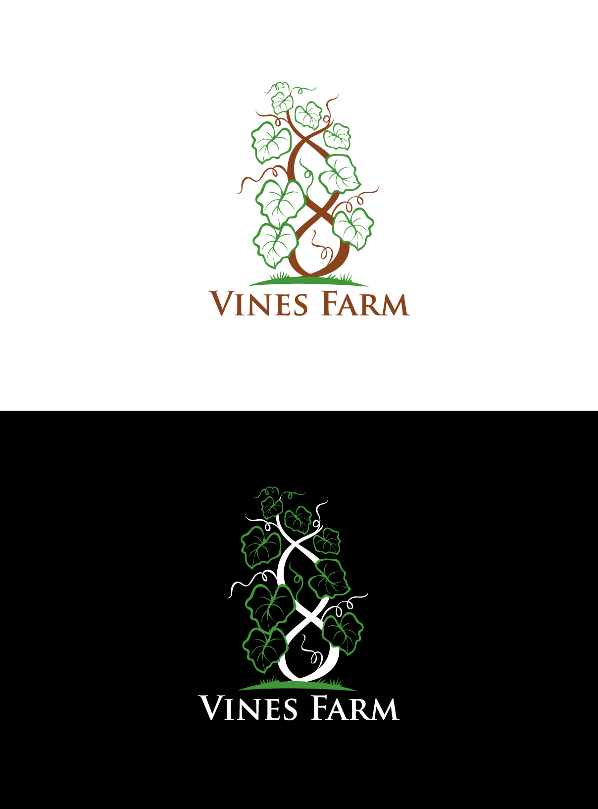 Logo Design by LogoPoko for 8 Vines Farm | Design #33384100