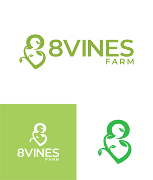Logo Design by bangsatkau for 8 Vines Farm | Design: #33364851