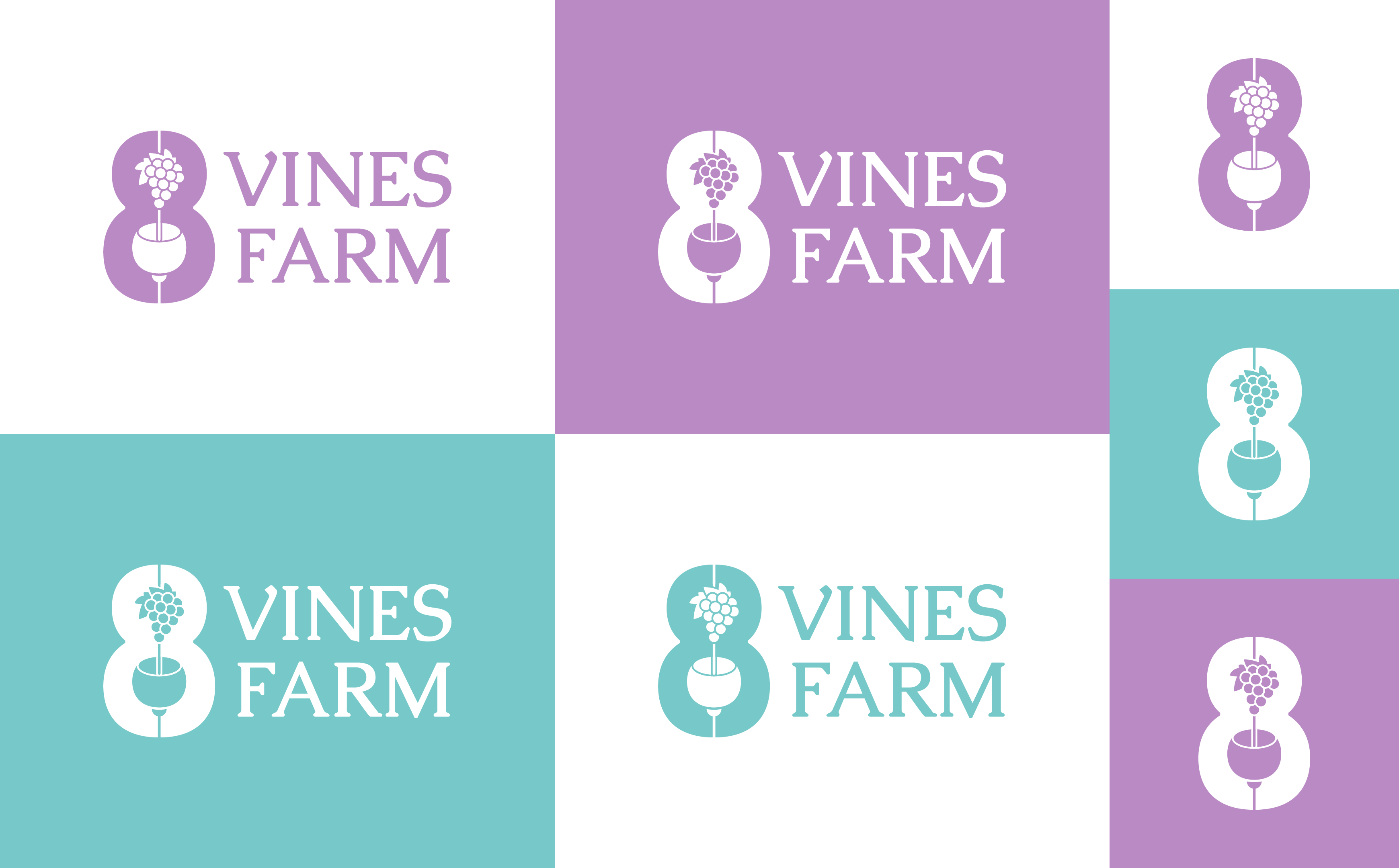 Logo Design by design_by_sandro for 8 Vines Farm | Design #33366476