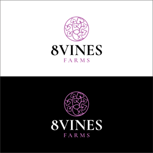 Logo Design by Logo by Serhii for 8 Vines Farm | Design: #33374966