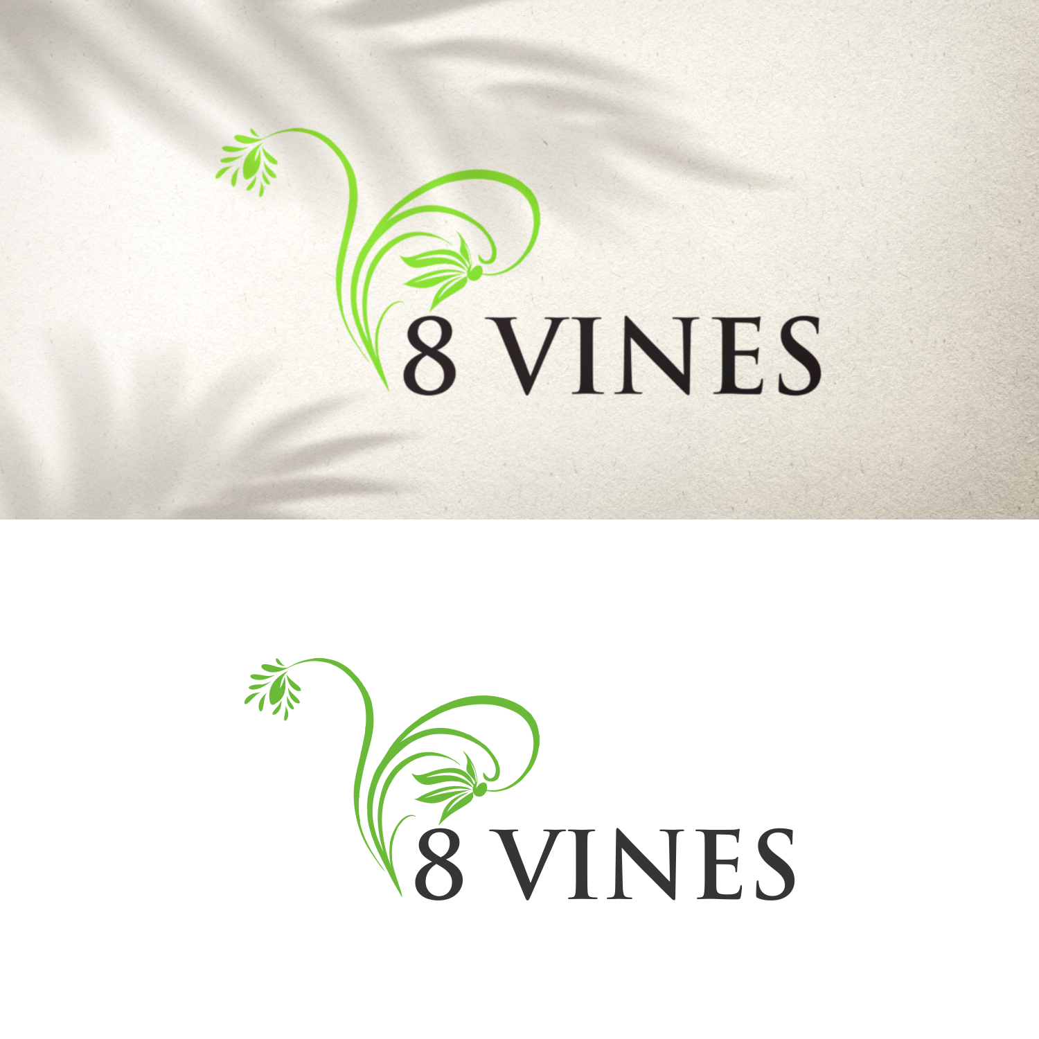 Logo Design by anak hits for 8 Vines Farm | Design #33364846