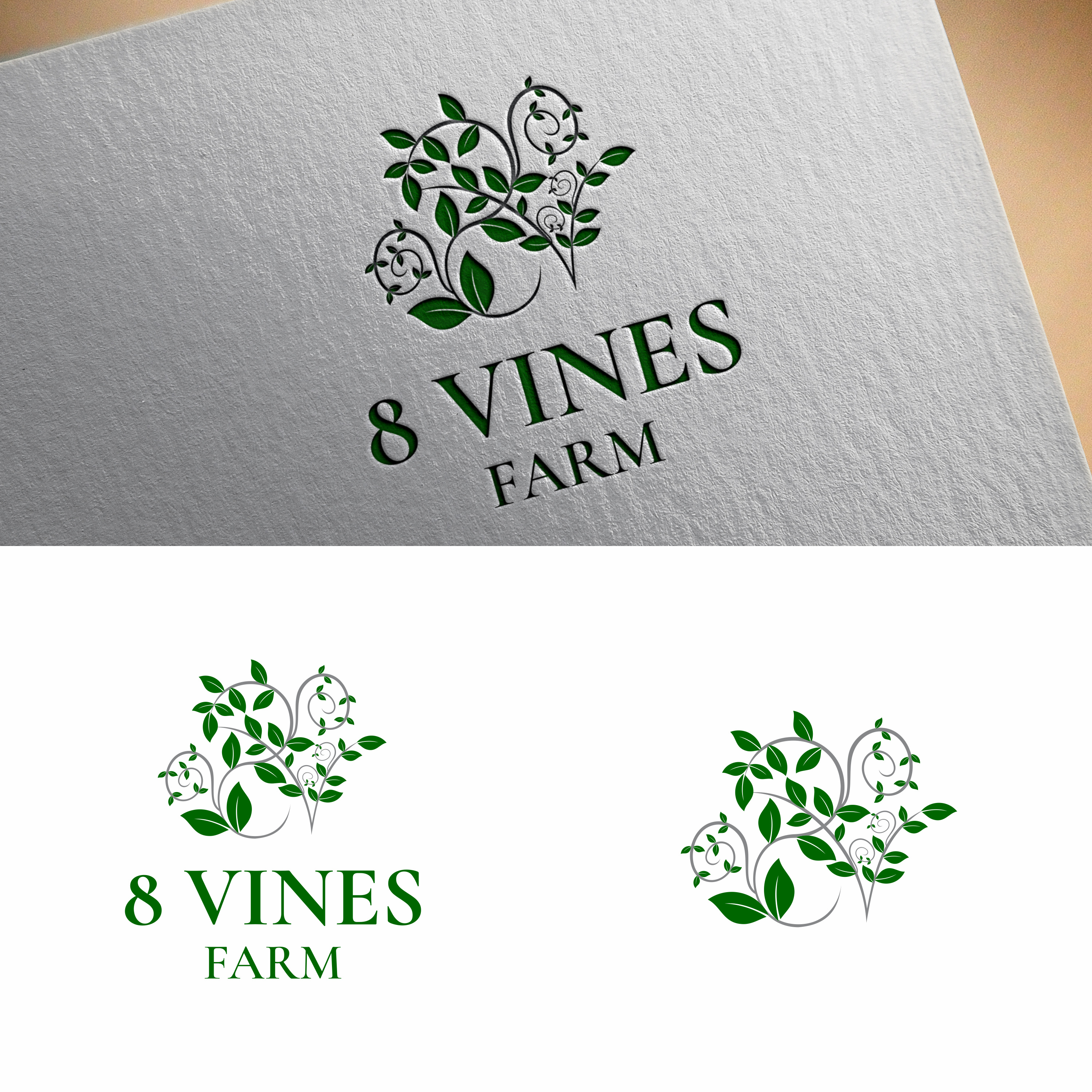 Logo-Design von arillingga für 8 Vines Farm | Design #33366475