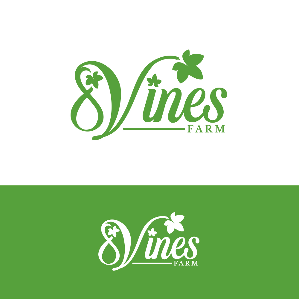 Diseño de Logo por PsyPen para 8 Vines Farm | Diseño #33365265