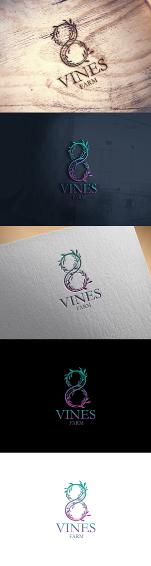 Diseño de Logo por designA78 para 8 Vines Farm | Diseño: #33367053