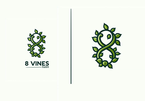 Logo Design by aneskayirt for 8 Vines Farm | Design: #33366718