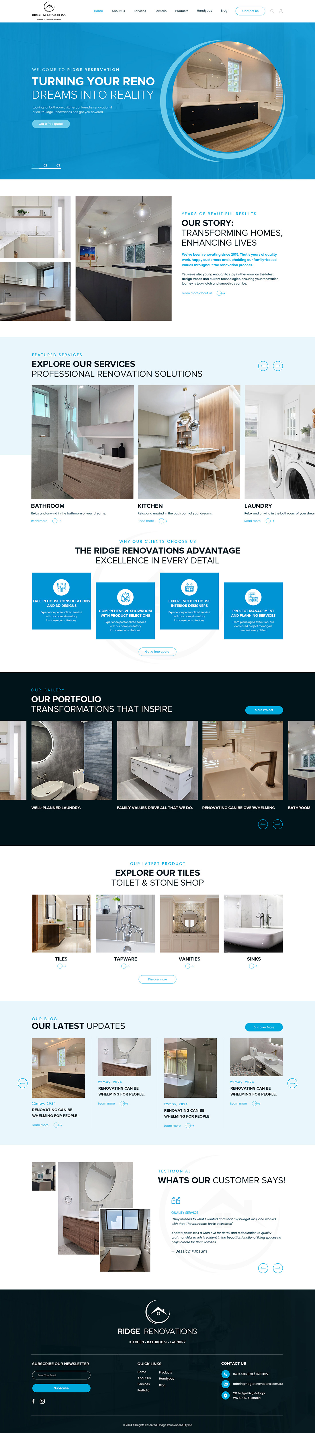 Web Design by IDesign1606 for this project | Design #33407947